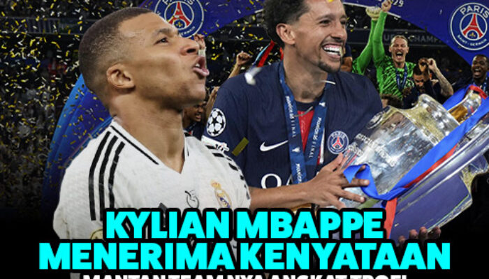PSG Kylian Mbappe harus menerima kenyataan.