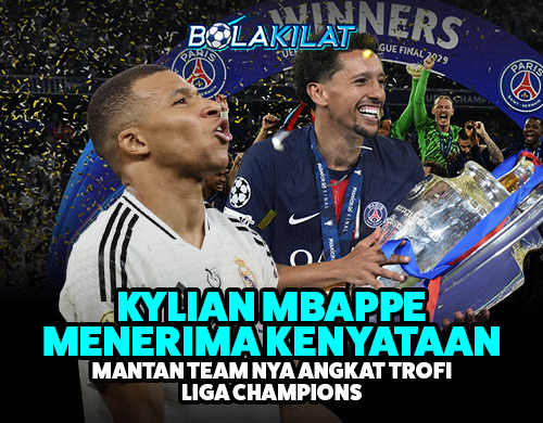 banner PSG Kylian Mbappe bolakilat